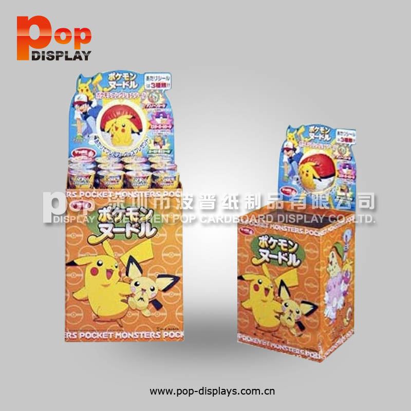 portable 4 shelf floor display with pegs