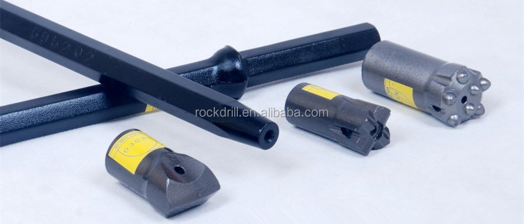 Taper 7, 11, 12 degree Hexagonal 22*108mm Taper Drill Rods
