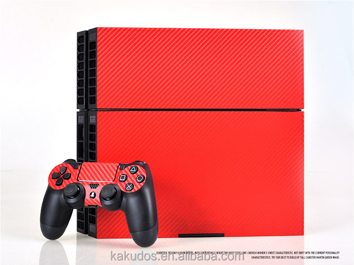 工場熱い販売の炭素繊維の皮のステッカーのためのps4問屋・仕入れ・卸・卸売り