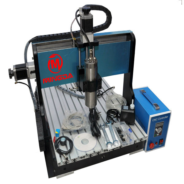 小型cnc彫刻機mingdacnc-60401500w3または4軸水冷金属加工cnc彫刻機問屋・仕入れ・卸・卸売り