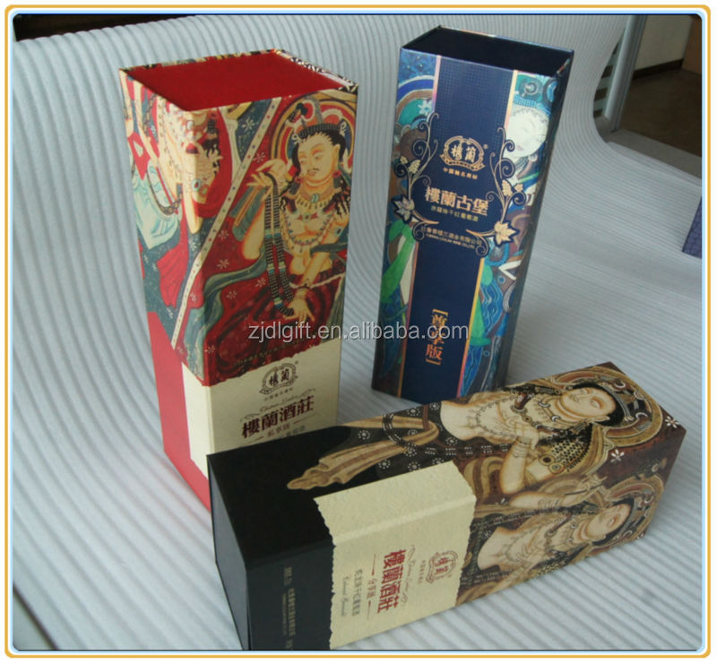 High quality Paper Folding Wine Box for packaging