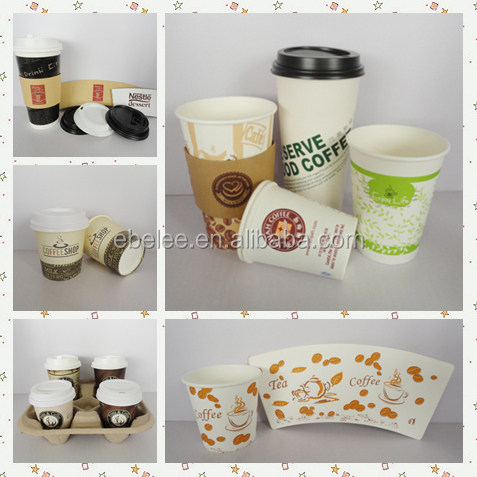 food grade custom logo printed ice cream yogurt coffee drink popcorn paper cup take out