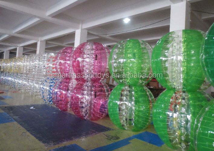 Durable bumperz bubble football inflatable bubble ball for football
