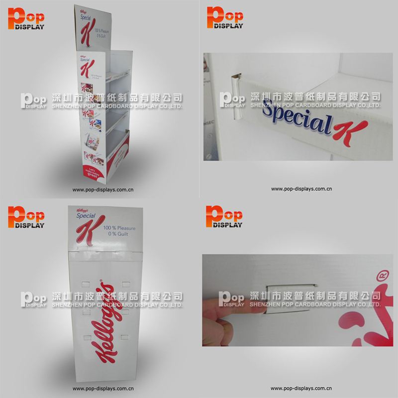 cardboard paper display stand for chewing gum retail