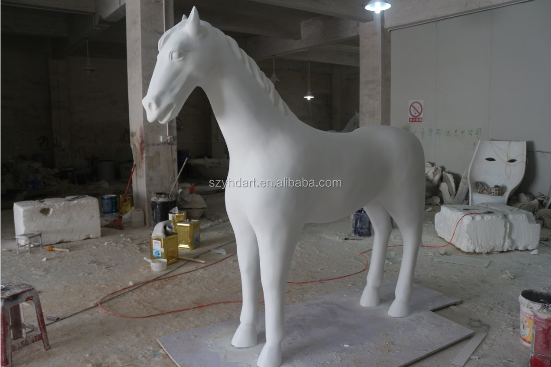 命- サイズのグラスファイバー製の馬のための公園展示問屋・仕入れ・卸・卸売り