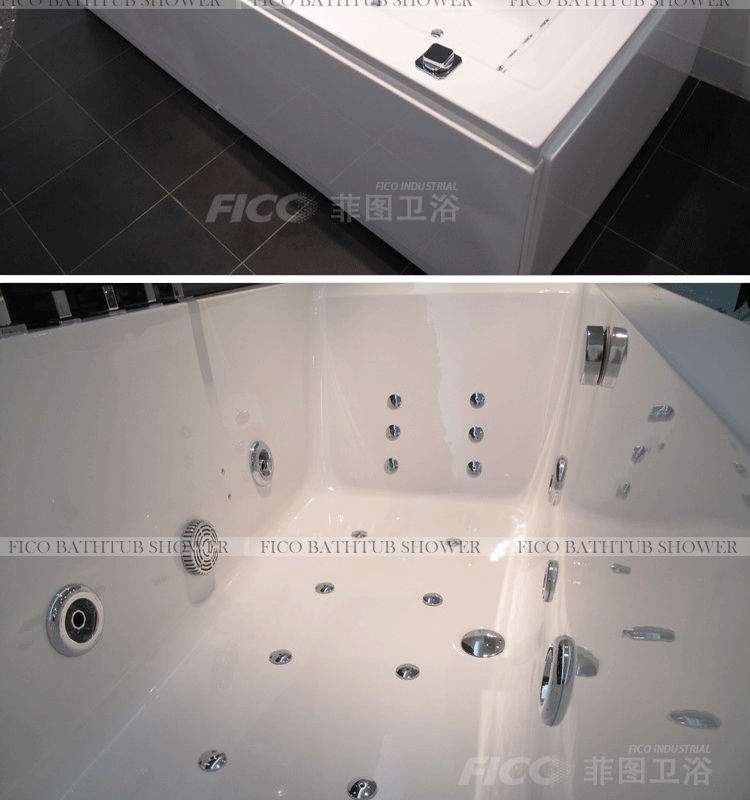 新しいarrvialficoのマッサージの浴槽、 アクリルバスタブ、 fc-227問屋・仕入れ・卸・卸売り