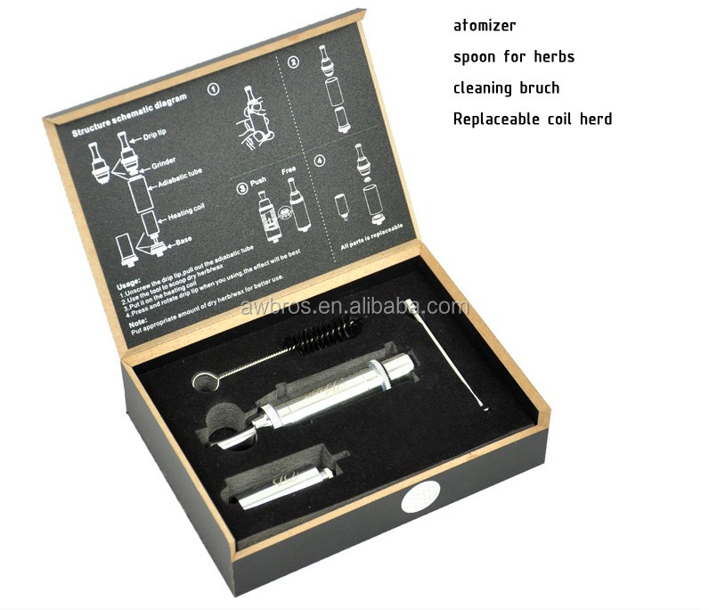 improved version dry herb vaporizer pen cloutank m3 kit titanium coil