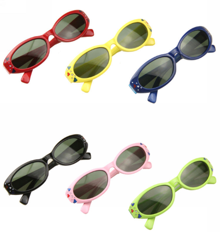 90Kids Children Polarized Sunglasses Polycarbonate Oval Frame Polarised Green Lens UV400 Glasses For Boys Girls Age 3-12yr_1 (1)