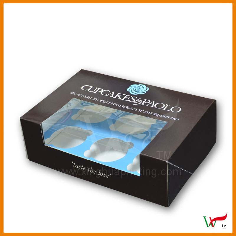 Cupcake Boxes Clear Window