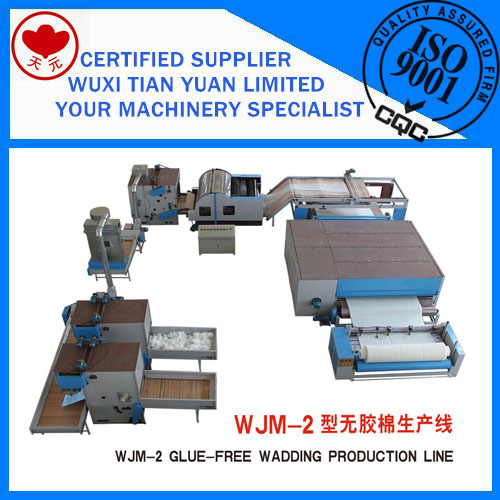 Wjm-1/2/3シリーズサーマルボンドの詰め物の生産ライン、 ポリエステル繊維製造機問屋・仕入れ・卸・卸売り