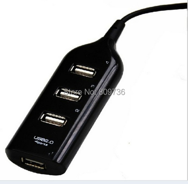 Купить Новый 4-портовый высокая скорость мини usb hub для ноутбука pc 2 ...