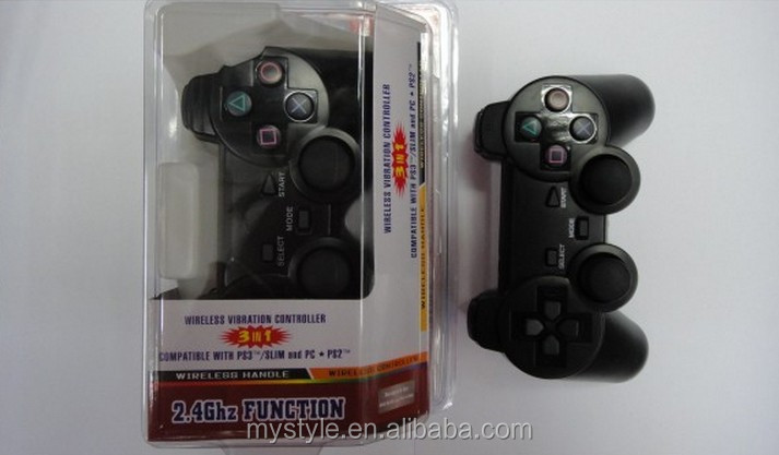 Pc用/ps2/ps331ジョイスティックで、 2.4ghzのワイヤレス振動ゲームパッド/コントローラ問屋・仕入れ・卸・卸売り