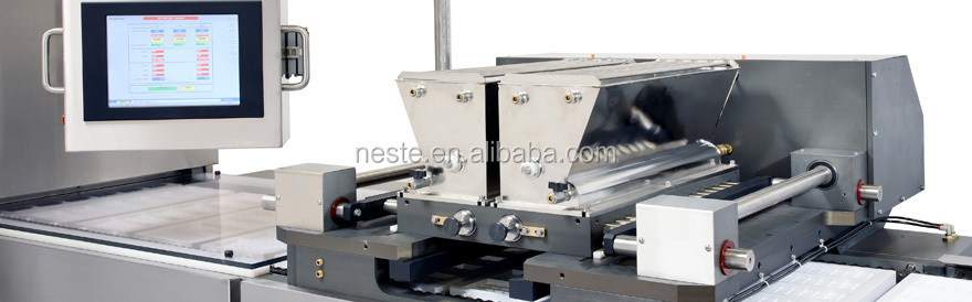 automatic chocolate deposit production lines chocolate bar making machine
