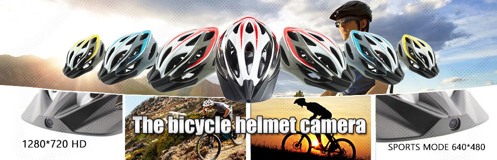 ファンシー自転車ヘルメットスポーツモード付640*480ビデオ解像度問屋・仕入れ・卸・卸売り