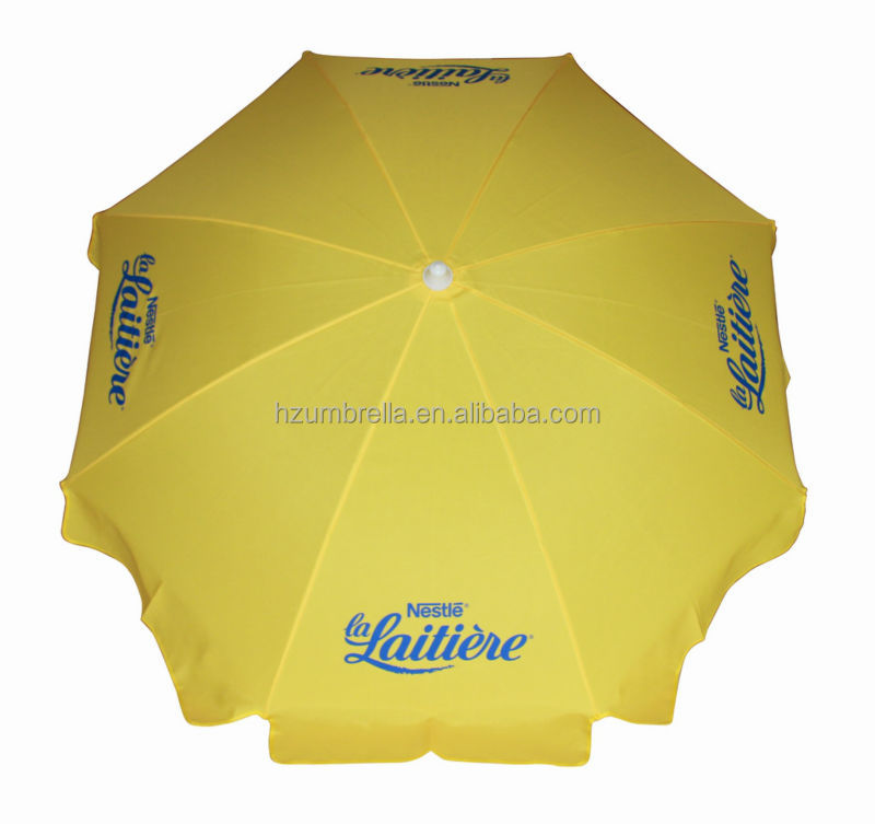 ネスレ明るい色の傘、 良い色の堅牢度付ビーチパラソルフラグ問屋・仕入れ・卸・卸売り