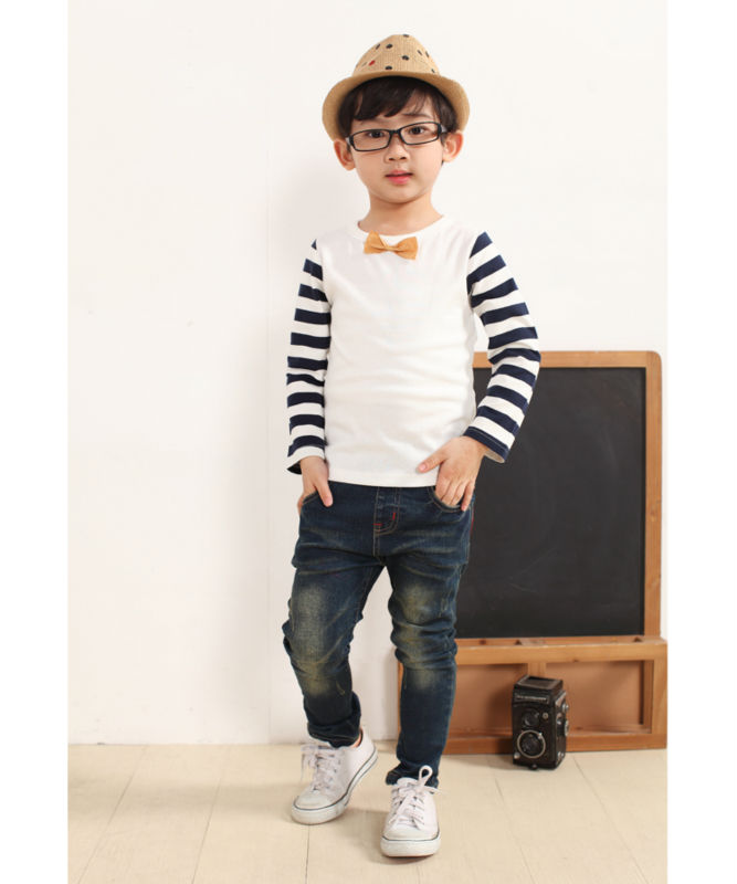 服子供用のハイ品質の純粋な綿の新しいスタイルのバルーンパンツ男の子のファッションジーンズ問屋・仕入れ・卸・卸売り