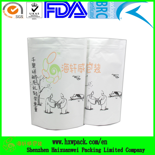 stand up paper lamination organic tea bags