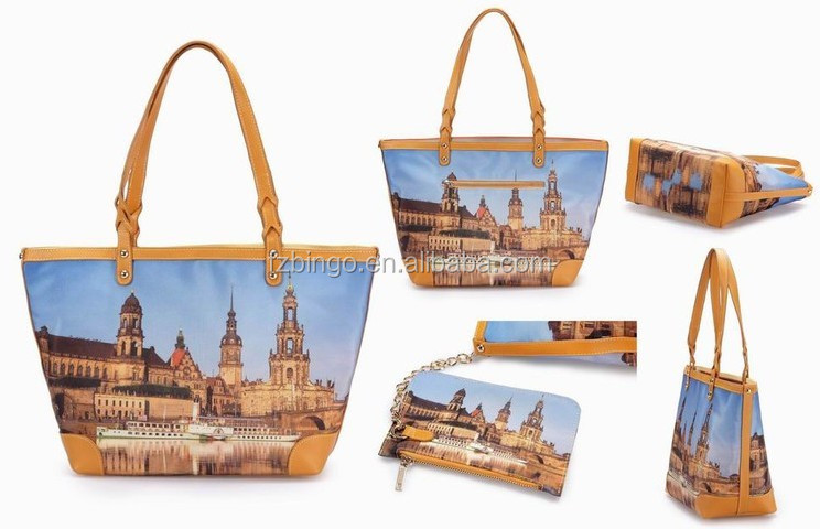 2014 women handbags PU Leather bag free shipping問屋・仕入れ・卸・卸売り