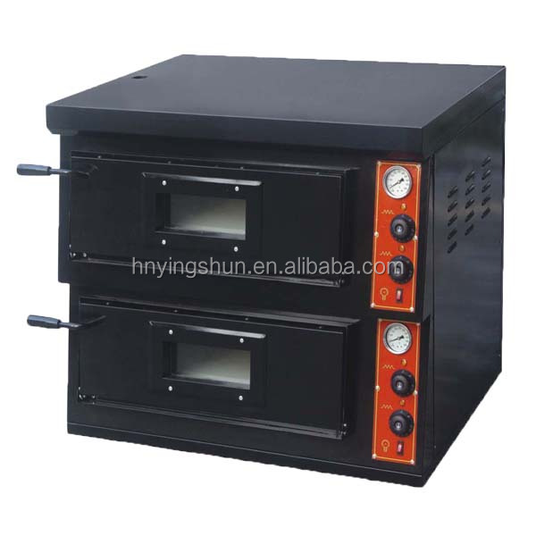 luxurious double layer gas pizza oven