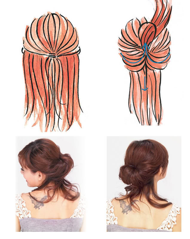 Какую прическу можно сделать с крабом Portable Magic Hair Pattern Pull Pin Bun Maker Clip Random Colors От 1 096 руб. 