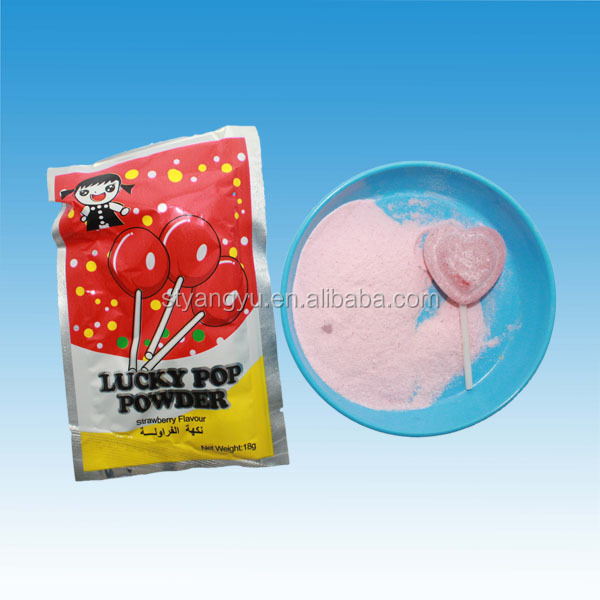 Heart Shape Lollipop with Lucky Pop Powder(7g lollipop+11g powder)