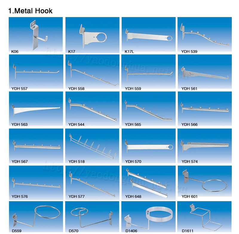 store display Slatwall peg hook