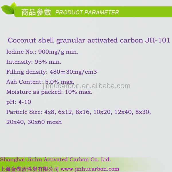 Water Filter Inline Coconut Activated Carbon