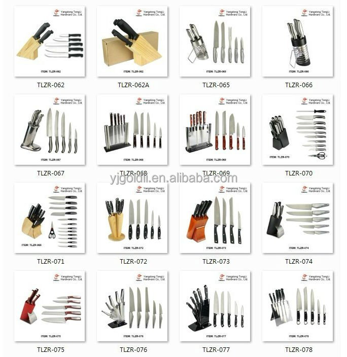 ステンレス鋼の包丁セットtlks- h015問屋・仕入れ・卸・卸売り