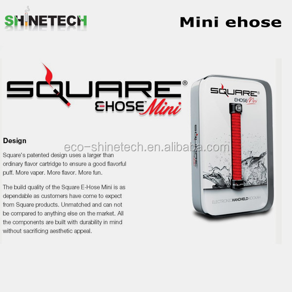 Square ehead!!!Touch screen e head hookah with 8ml tank fit for all kinds of ehookah with two colors