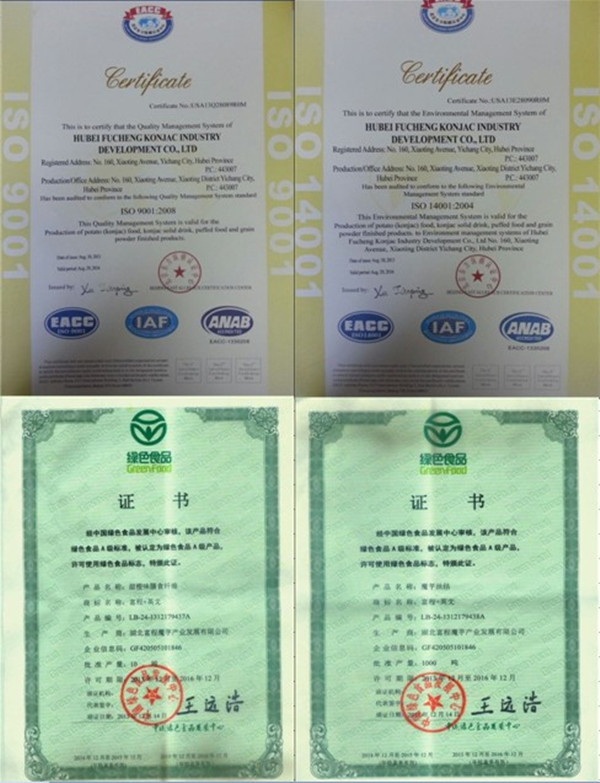 Halal certificated Shirataki konjac konnyaku noodle vermicelli