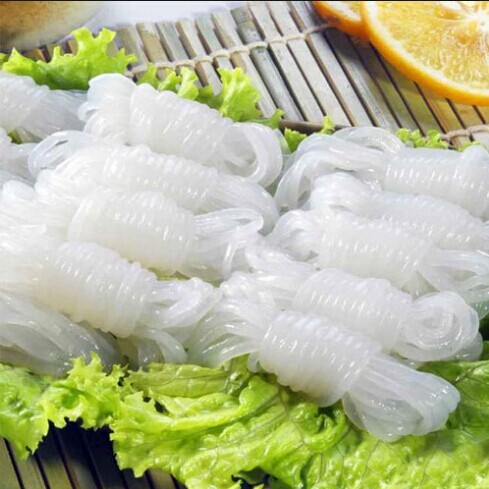 Low calories konjac noodles in knots