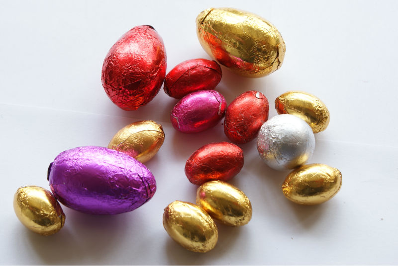 Spherical and Egg-shaped Chocolate Foil Wrapping Machine
