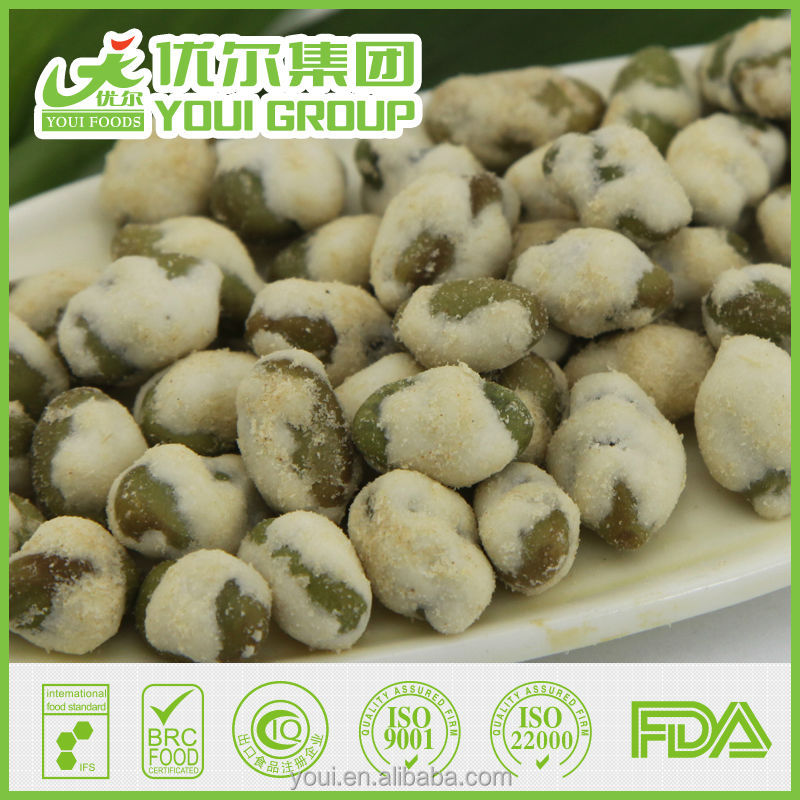 OU KOSHER Certified Wasabi Flavor Dried Roasted Black Beans