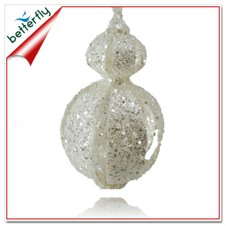 クリスマスの装飾白い色/雪色の結婚式の装飾/美しい販売のための吊り飾り問屋・仕入れ・卸・卸売り