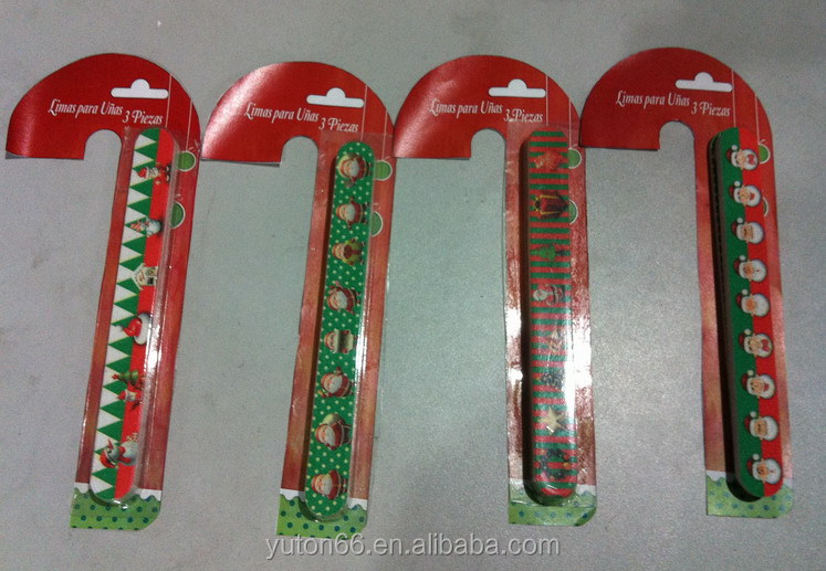 工場卸売熱い販売爪やすりエメリーボードクリスマスのギフト問屋・仕入れ・卸・卸売り