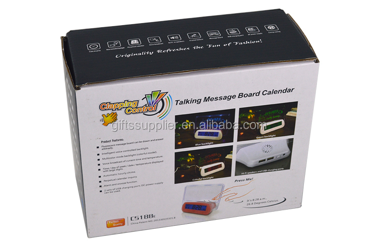 会話メッセージボードカレンダー、 led音声コントロールメッセージコック問屋・仕入れ・卸・卸売り
