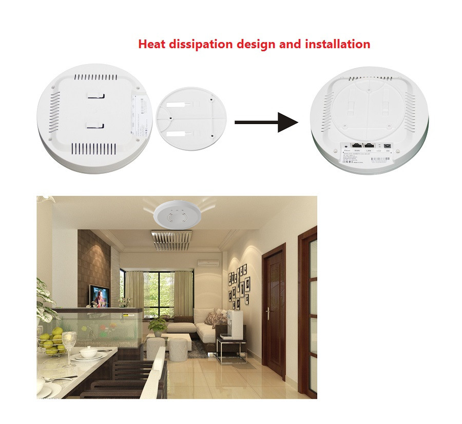 300mbps802.11b/g/n1000mwホテルwifi壁面マウントのpoe対応アクセスポイント、 acと協力的なvlan問屋・仕入れ・卸・卸売り