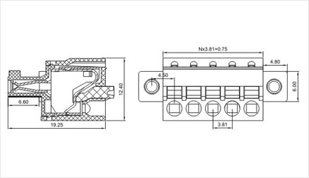 プラグイン可能なターミナルブロックコネクタの製造三河sh225m-3.81300v仕入れ・メーカー・工場