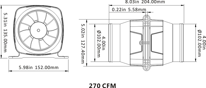 空気送風機cfm270良い価格で問屋・仕入れ・卸・卸売り