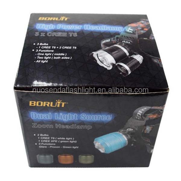 Boruitrj-300018w3×クリーxm-lt63000ルーメン4- モードヘッドランプ+1xcharger( auプラグ)( 2×18650)問屋・仕入れ・卸・卸売り