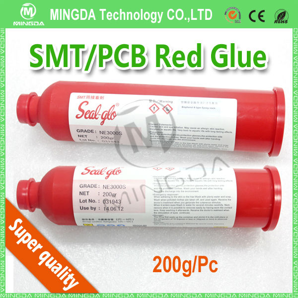 卸売価格200gsmt赤のり印刷機用、 接着剤接着剤赤色pcb、 smtbgaシール赤色接着剤問屋・仕入れ・卸・卸売り