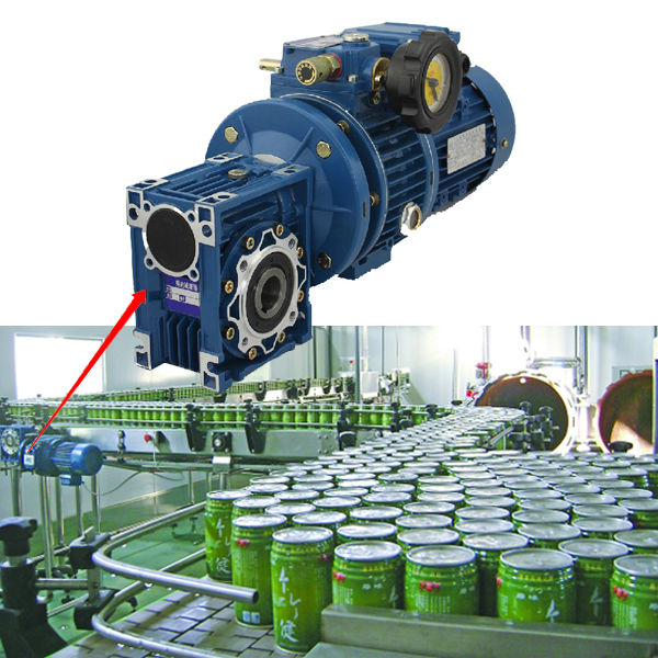 New design Wj Series Worm Reducer for Food machinery corn starch making machine