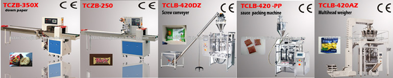 Automatic Chocolate Bar Flow Packing Machine TCZB-250B