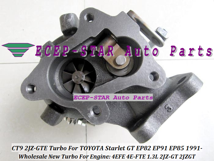 TURBO CT9 2JZ-GTE Turbo Turbine Turbocharger For TOYOTA Starlet GT EP82 EP85 EP91 1991- 4EFE 4E-FTE 1.3L 2JZ-GT 2JZGT (1)