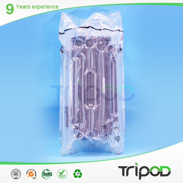 air column bag with drawstring handle,red wine packaging bag,heat seal plastic air bag
