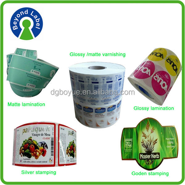 Cmyk maker permanent fancy glass bottle stickers,self adhesive rectangle print custom champagne labels