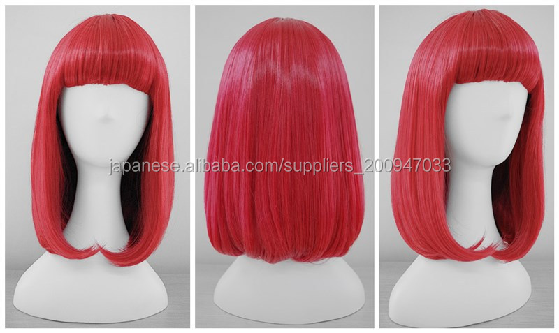 コスプレウィッグ 耐熱キャラウィッグ cosplay wig ミディアムストレートSW28問屋・仕入れ・卸・卸売り