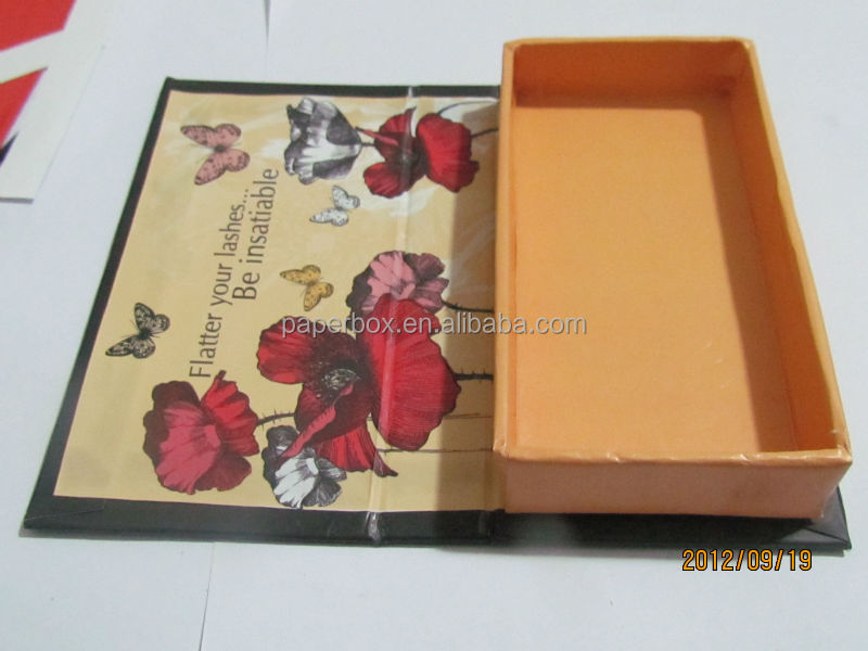 rigid paperboard custom print cardboard box slide gift box