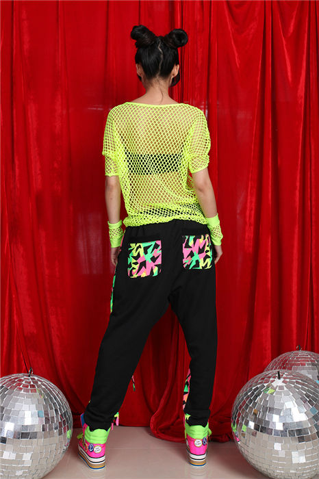レディース Tシャツ JAZZ 舞台服 ダンスウェア ジャズダンス HIPHOP ネオン色問屋・仕入れ・卸・卸売り