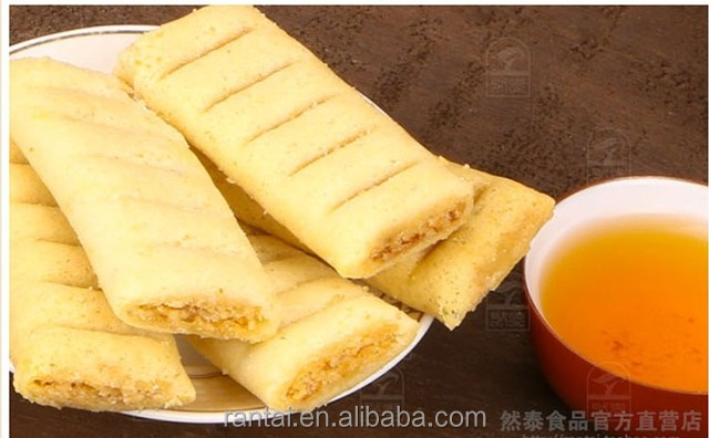 traditional China handmade sweet sandwich wafer biscuit